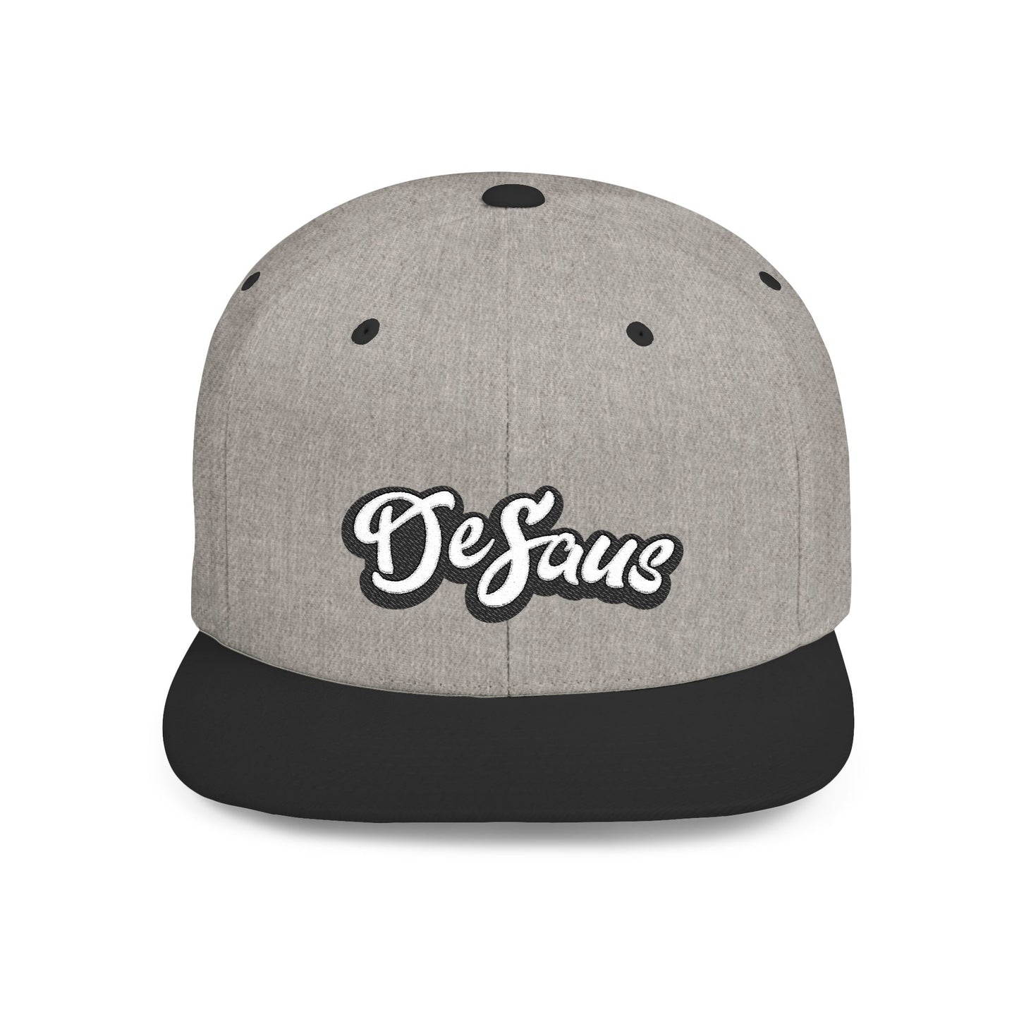DeSaus  Embroidered Flat Bill Snapback Hat