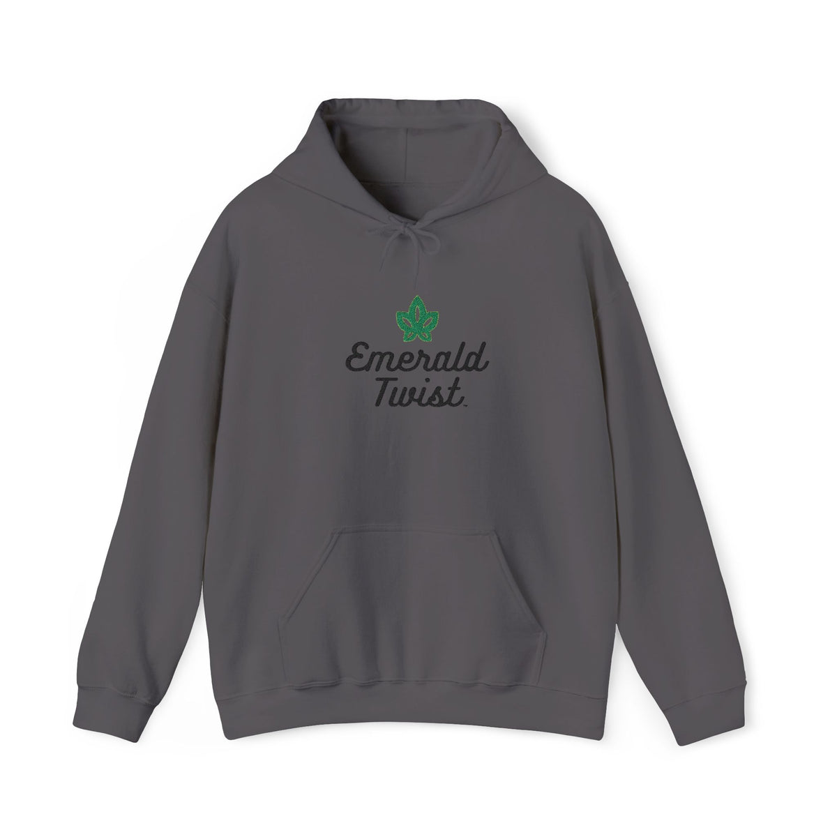 Emerald Twist Embroidered Hoodie
