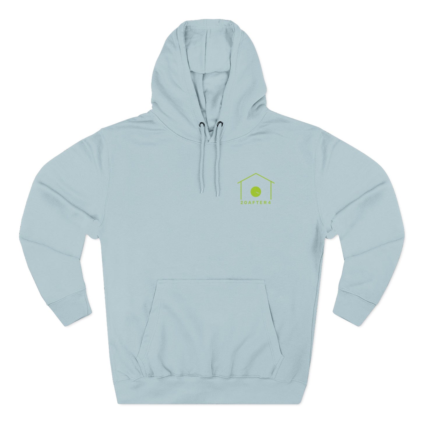 20AFTER4 Lime Logo Hoodie (Front & Back)