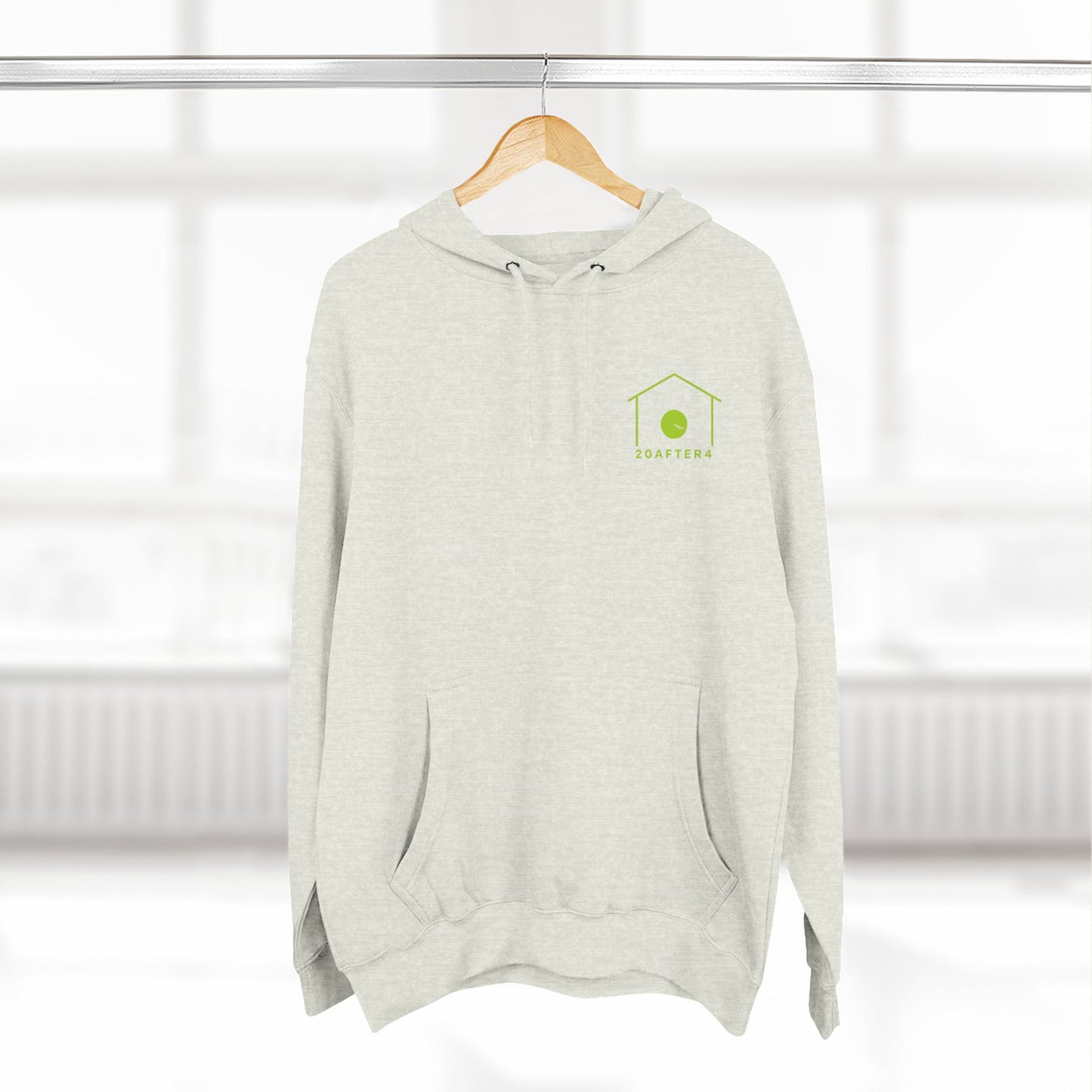 20AFTER4 Lime Logo Hoodie (Front & Back)