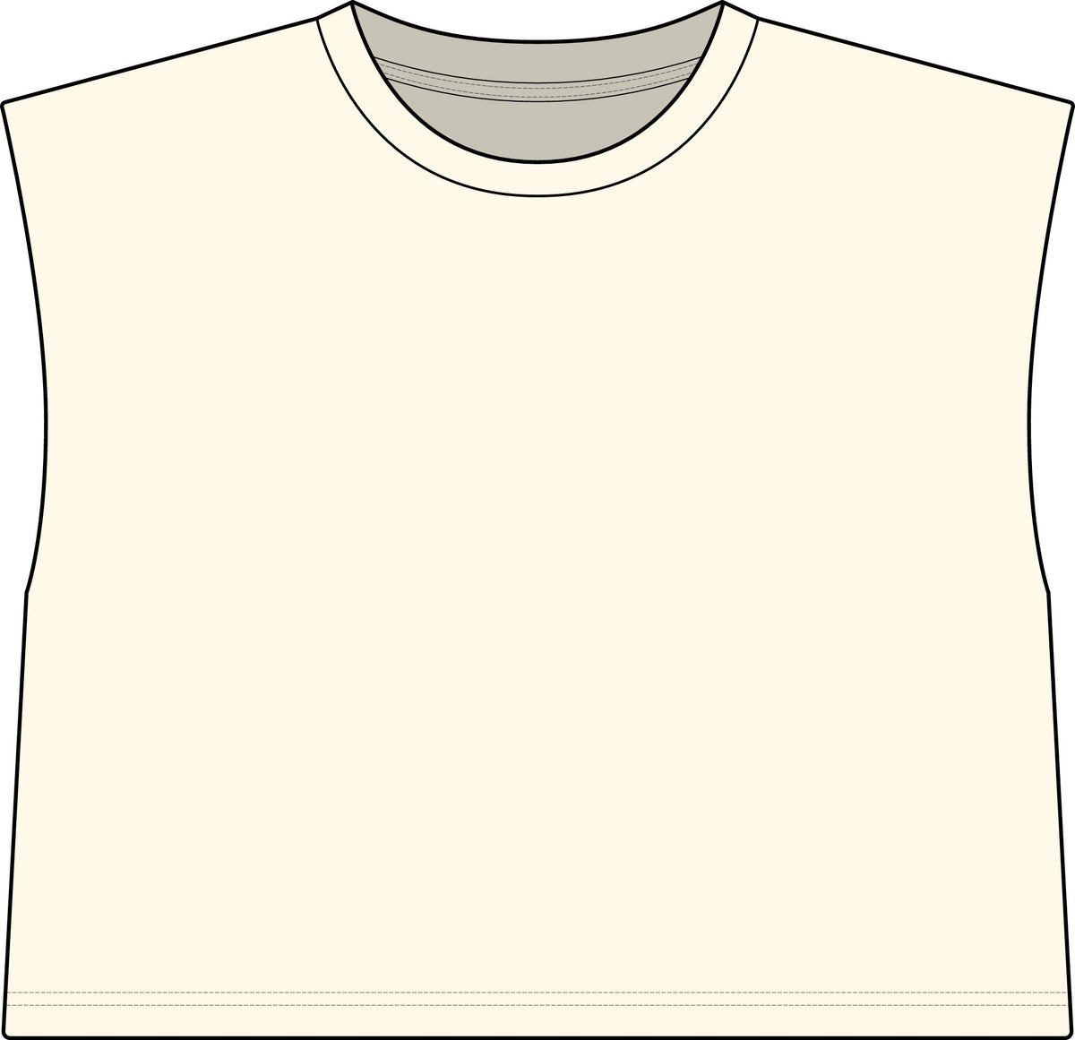 Muscle Tee — "Big Deal Cannabis" Graphic Crop Top