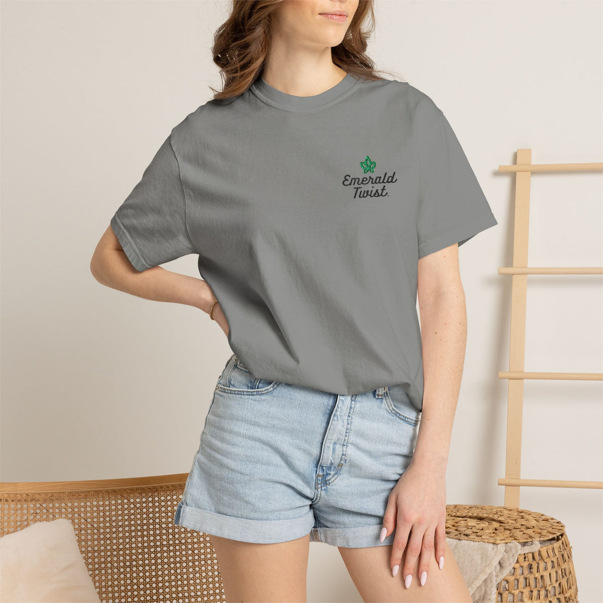 T-Shirt - Emerald Twist Shamrock Tee