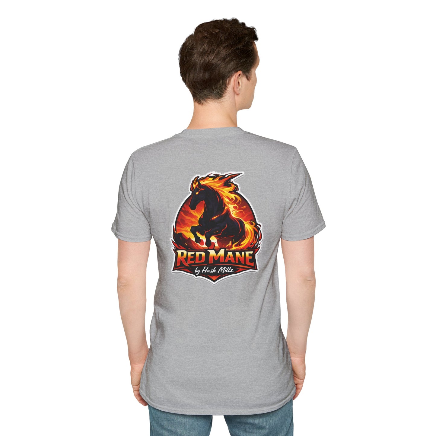 Red Mane Graphic Tee (Back)
