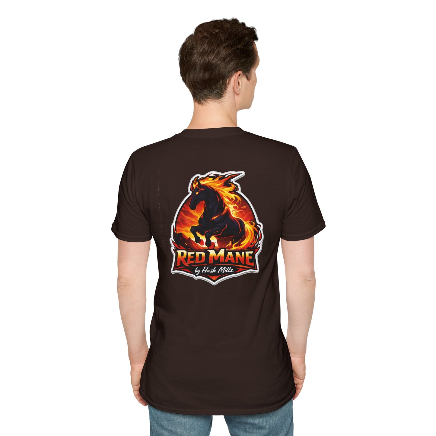 Red Mane Graphic Tee (Back)