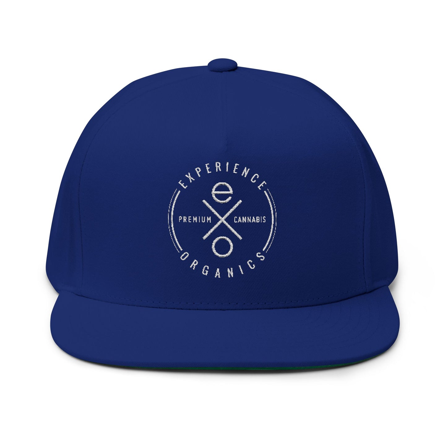 Experience Organics Embroidered Flat Bill Cap Snapback