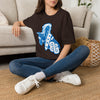 Sailor Babe Graphic T-Shirt — Blue Retro Pinup Tee