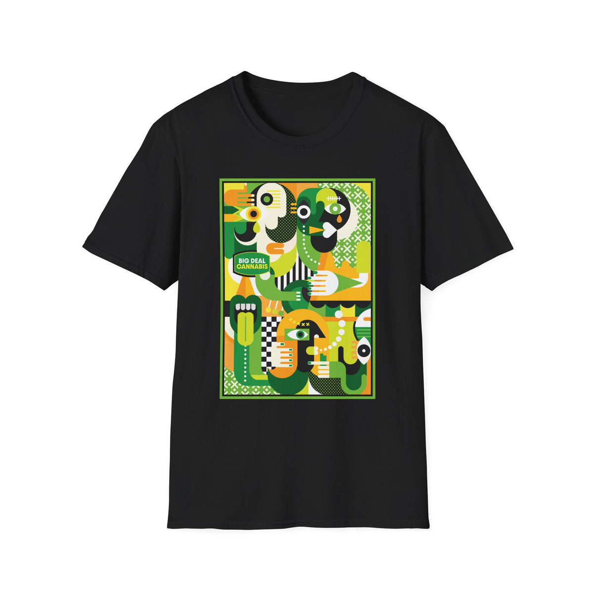 Big Deal Cannabis Abstract Unisex T-Shirt