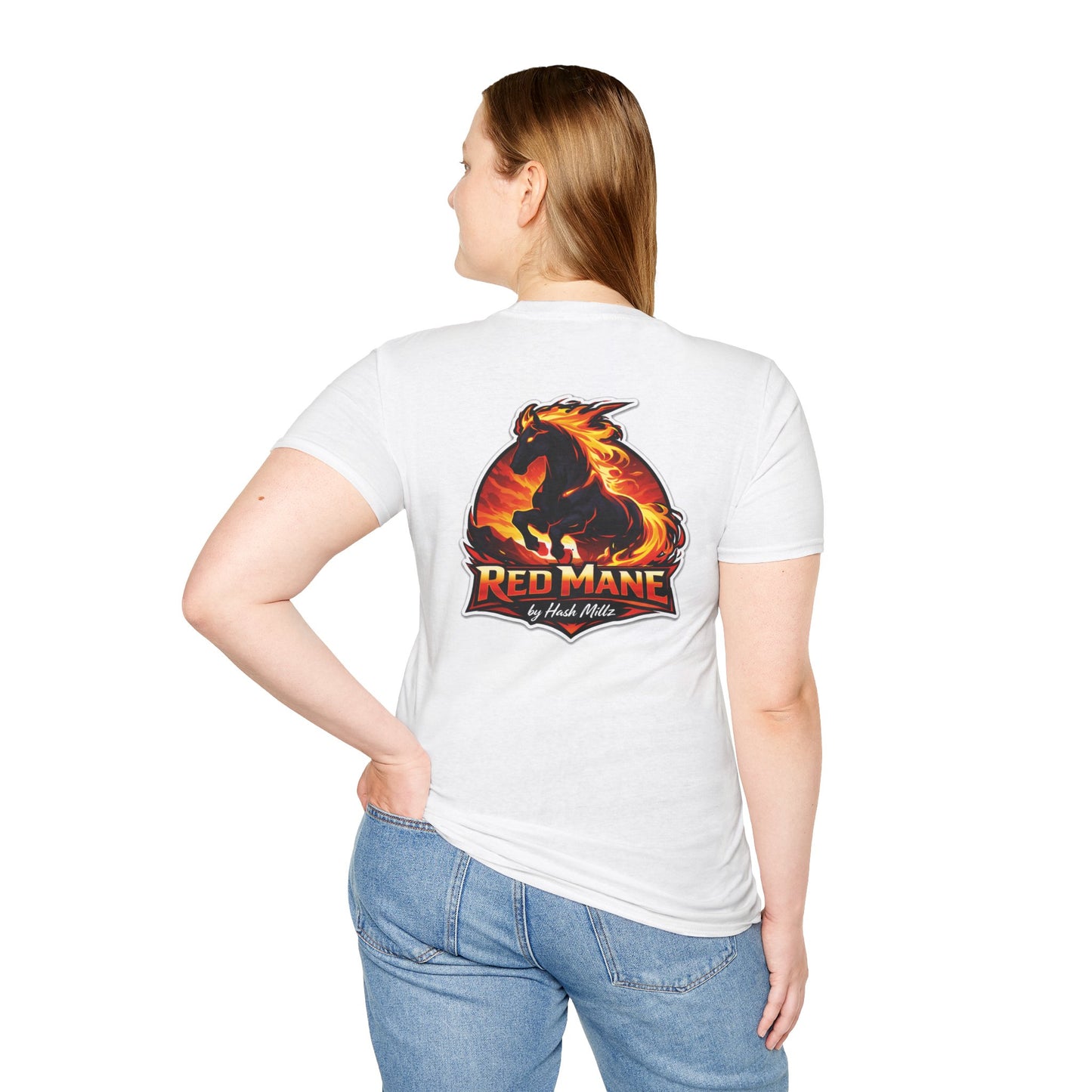 Red Mane Graphic Tee (Back)