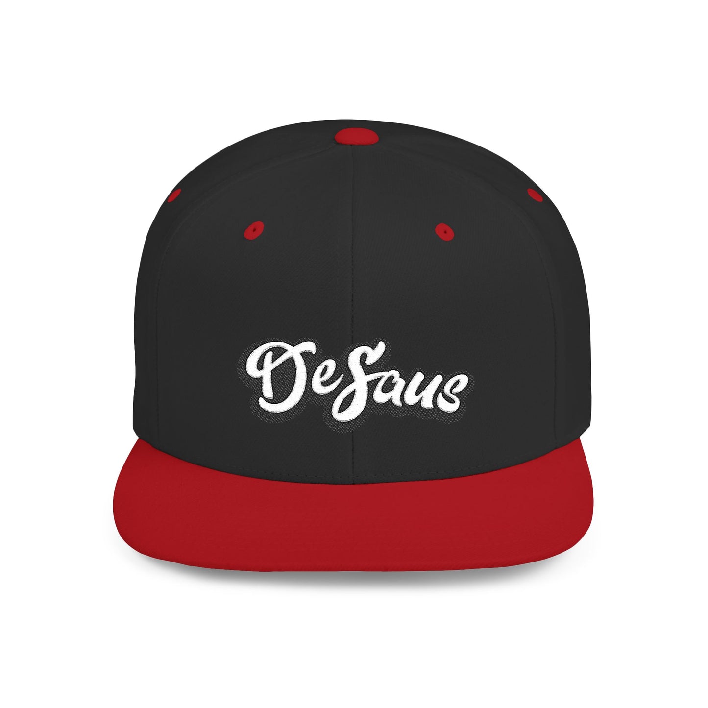 DeSaus  Embroidered Flat Bill Snapback Hat