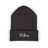 Embroidered 'DeSaus' Cuffed Beanie — Classic Knit Winter Hat