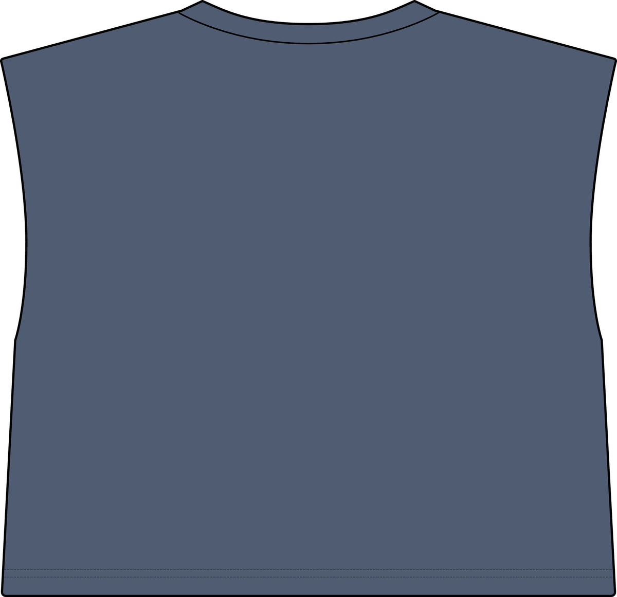 Muscle Tee — "Big Deal Cannabis" Graphic Crop Top