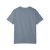 Emerald Twist T-Shirt — Retro Script Tee with Green Leaf Logo