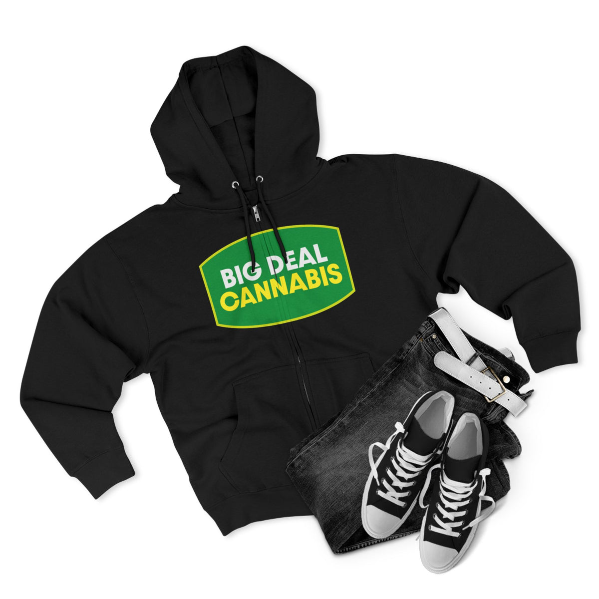 Big Deal Cannabis Zip Hoodie