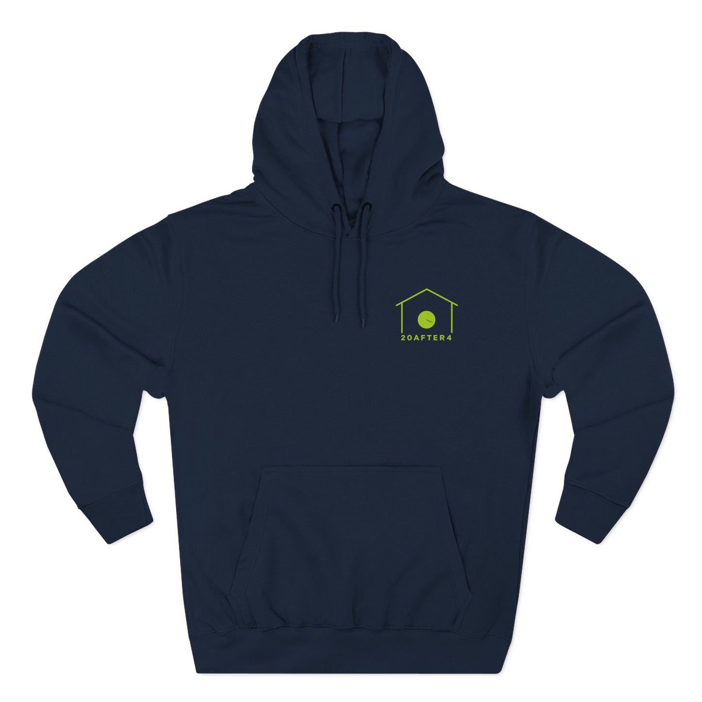 20AFTER4 Lime Logo Hoodie (Front & Back)