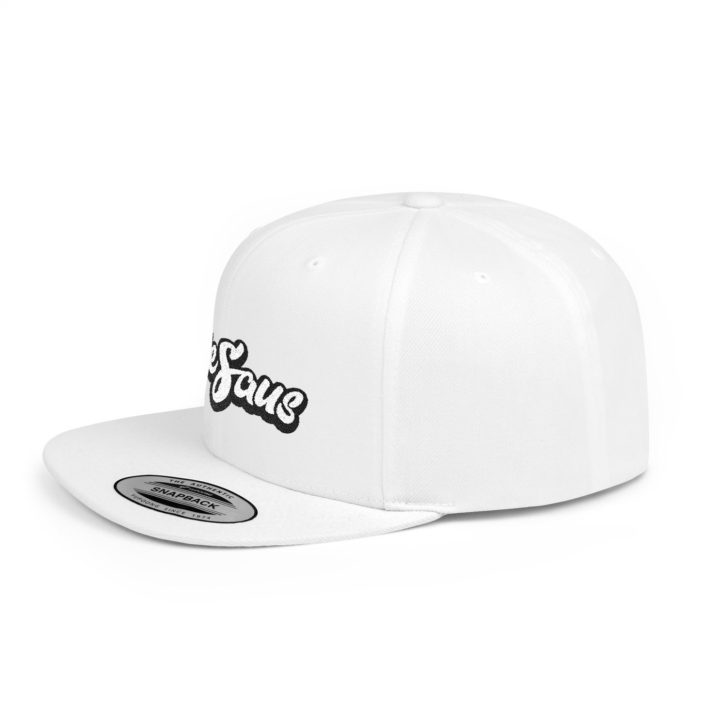 DeSaus  Embroidered Flat Bill Snapback Hat