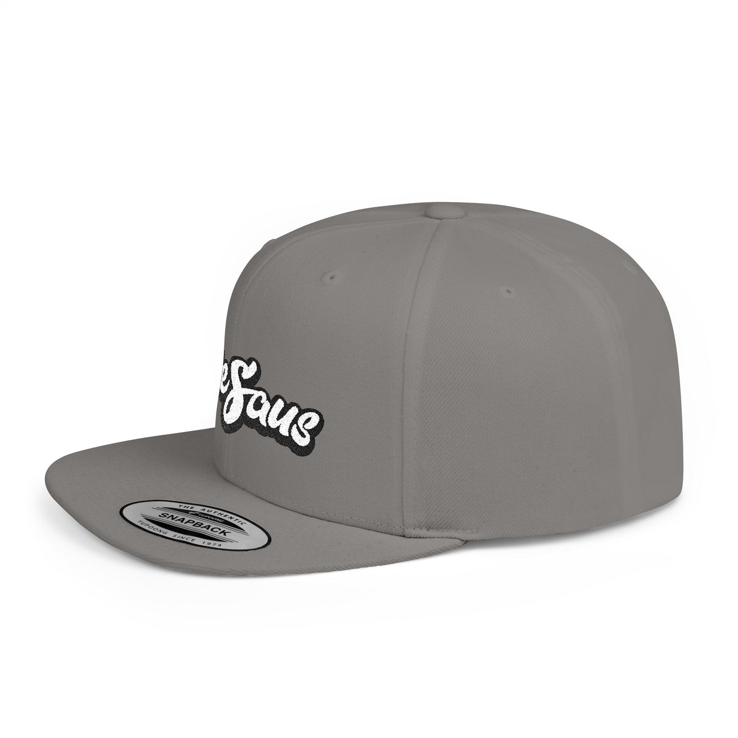 DeSaus  Embroidered Flat Bill Snapback Hat