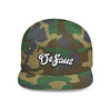 DeSaus  Embroidered Flat Bill Snapback Hat