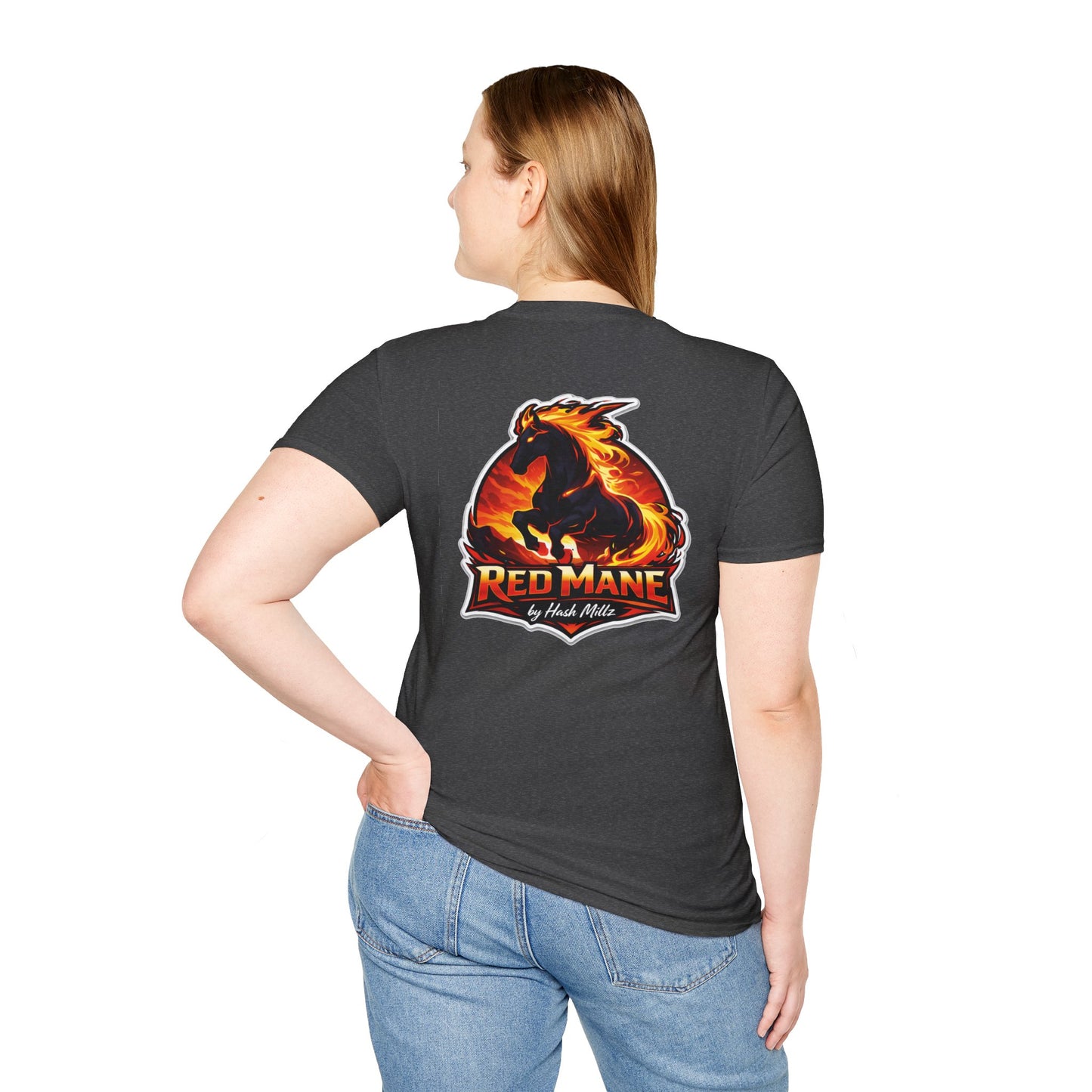 Red Mane Graphic Tee (Back)