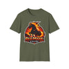 Flaming Stallion T-Shirt — "Red Mane" Graphic Tee