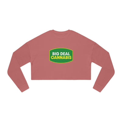 Big Deal Cannabis Cropped Sweatshirt