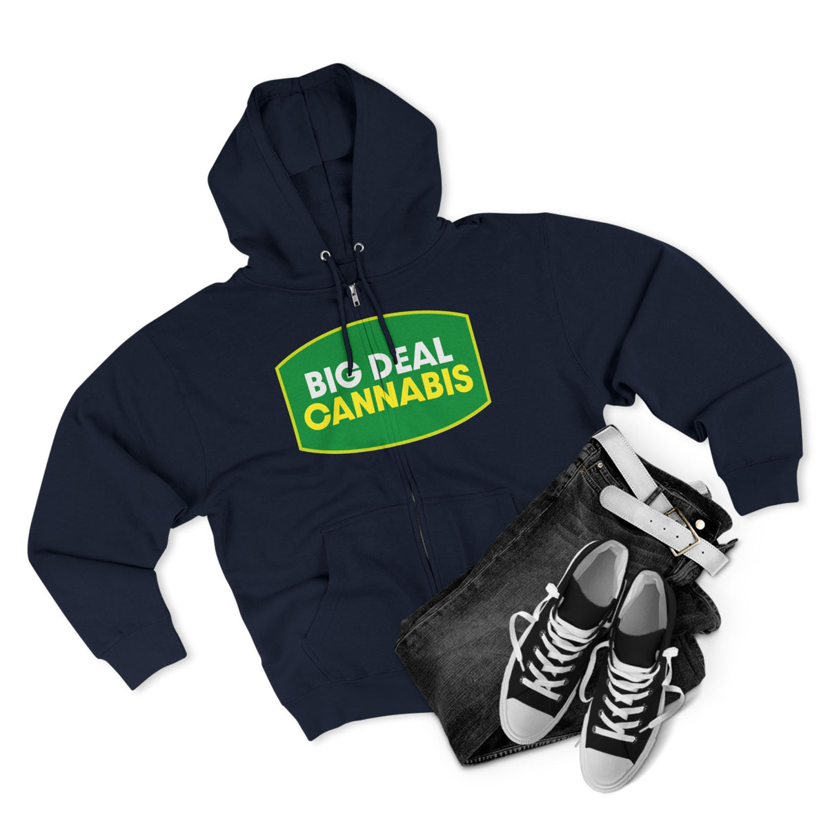 Big Deal Cannabis Zip Hoodie