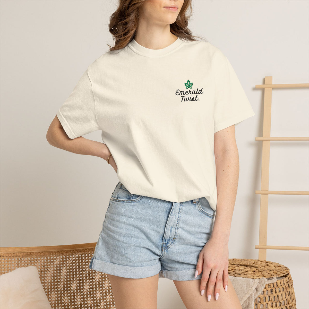 T-Shirt - Emerald Twist Shamrock Tee