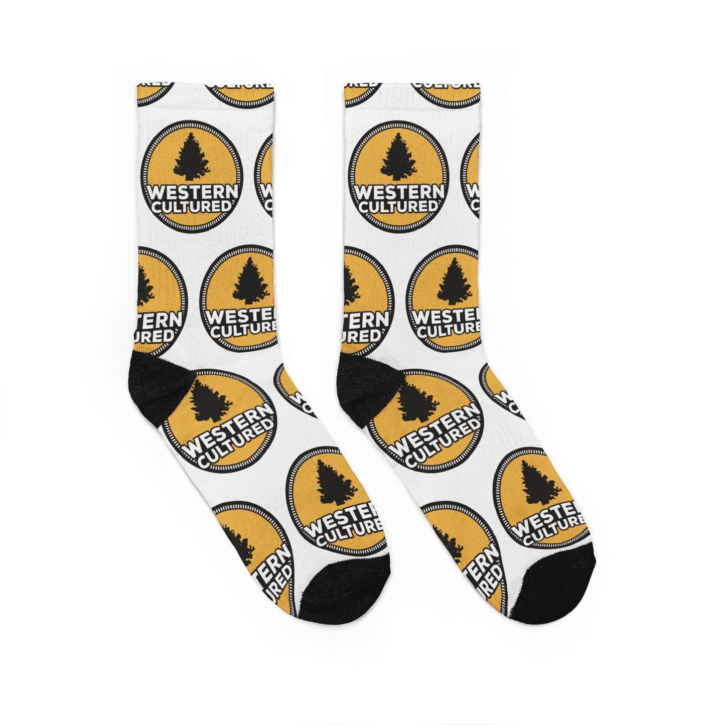 Western Cultured Crew Socks