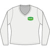 Big Deal Women's V-Neck Long Sleeve Tee