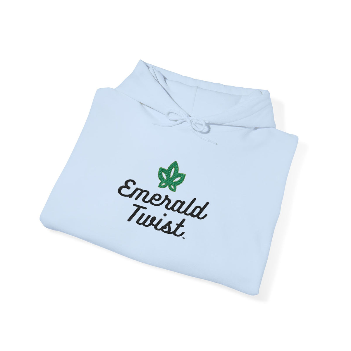Emerald Twist Embroidered Hoodie