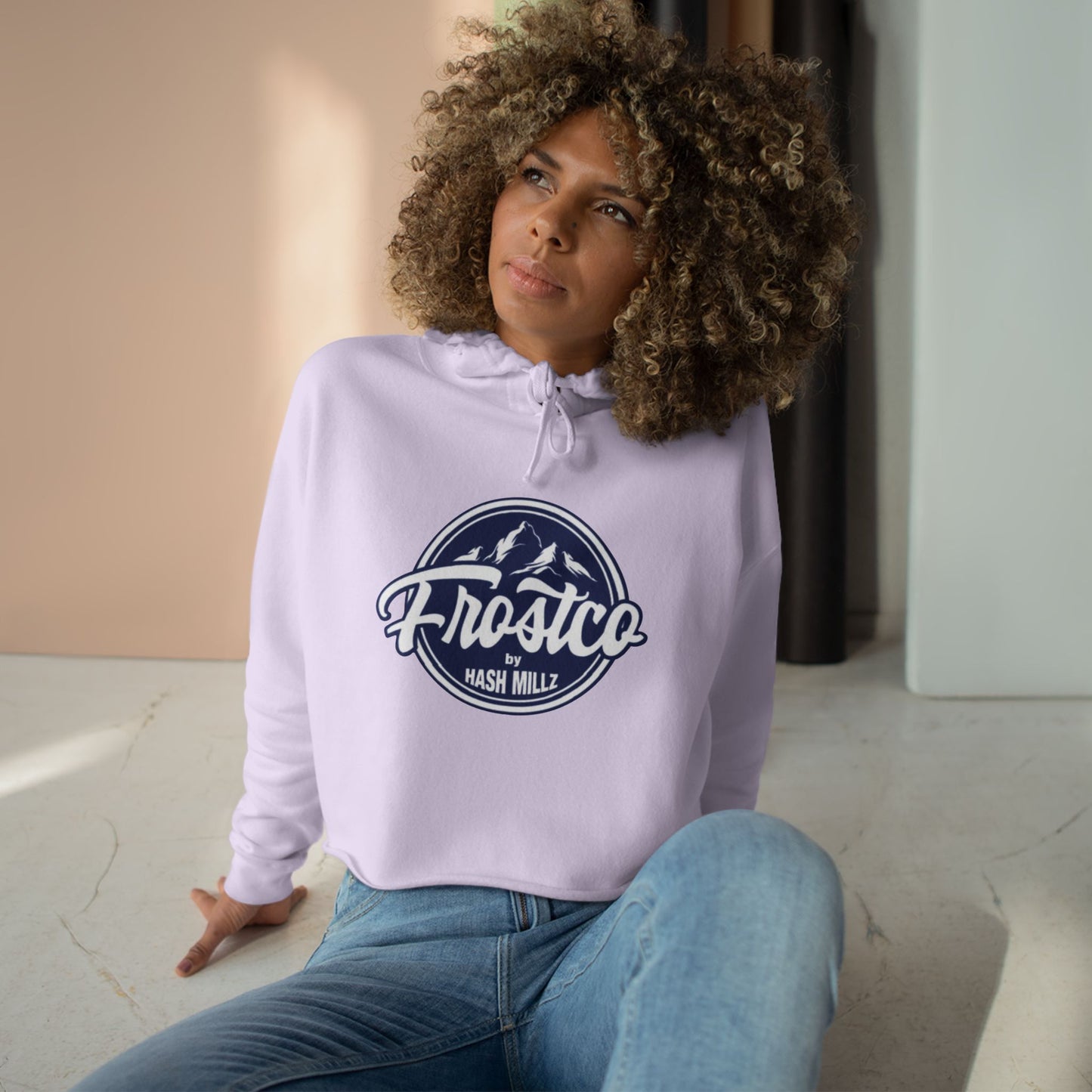 Frostco Crop Hoodie