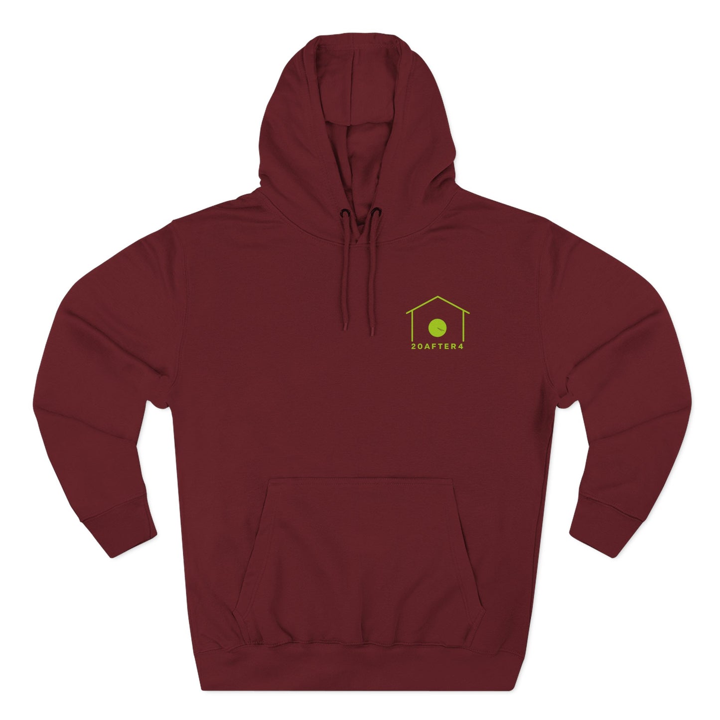 20AFTER4 Lime Logo Hoodie (Front & Back)