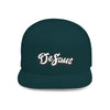 DeSaus  Embroidered Flat Bill Snapback Hat