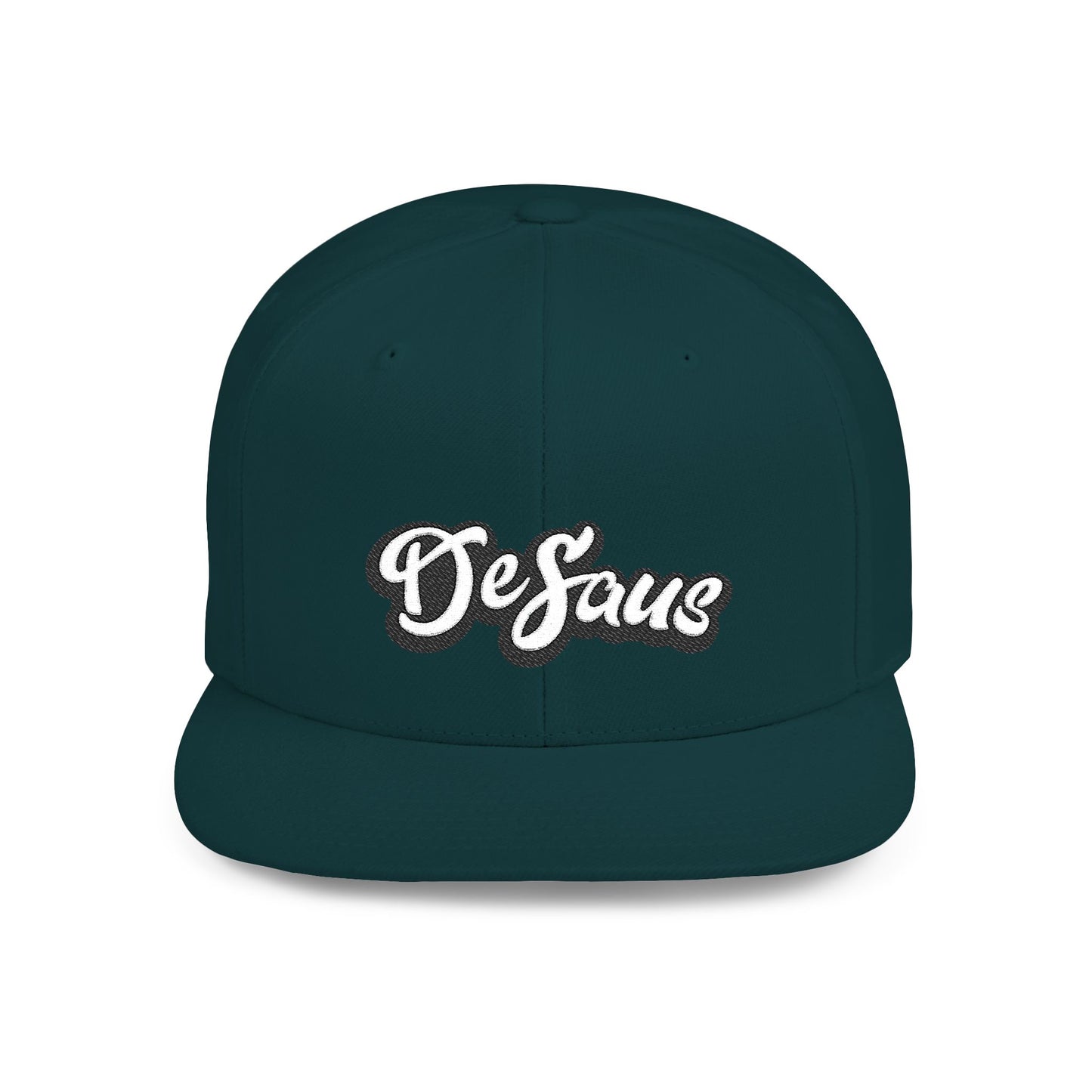 DeSaus  Embroidered Flat Bill Snapback Hat