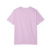Emerald Twist T-Shirt — Retro Script Tee with Green Leaf Logo