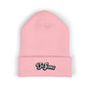 Embroidered 'DeSaus' Cuffed Beanie — Classic Knit Winter Hat
