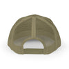 Emerald Twist Trucker Cap – Embroidered Leaf Snapback Hat