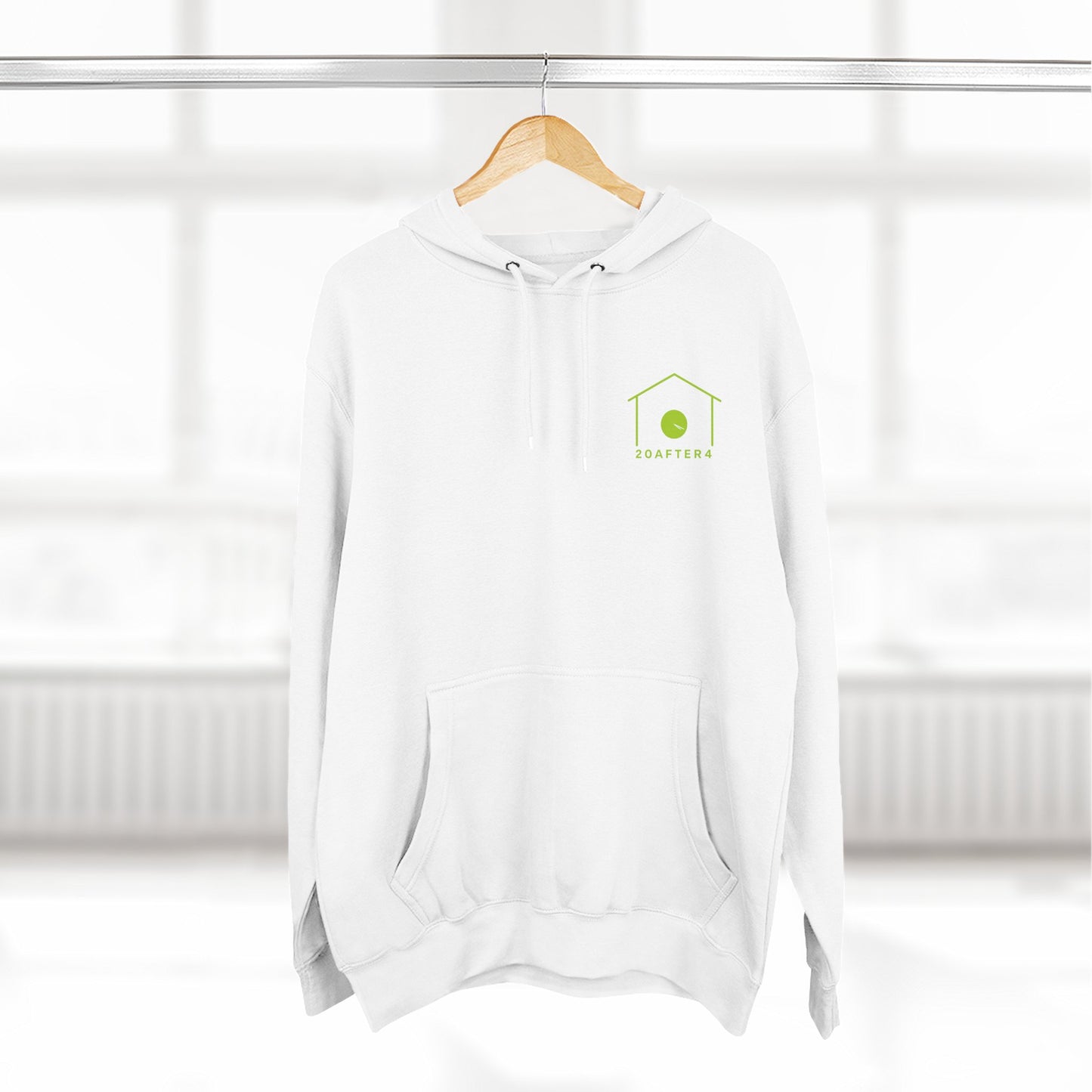 20AFTER4 Lime Logo Hoodie (Front & Back)