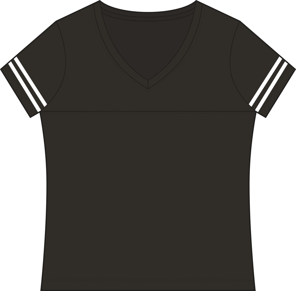 Big Deal Cannabis V-Neck Tee - Women's