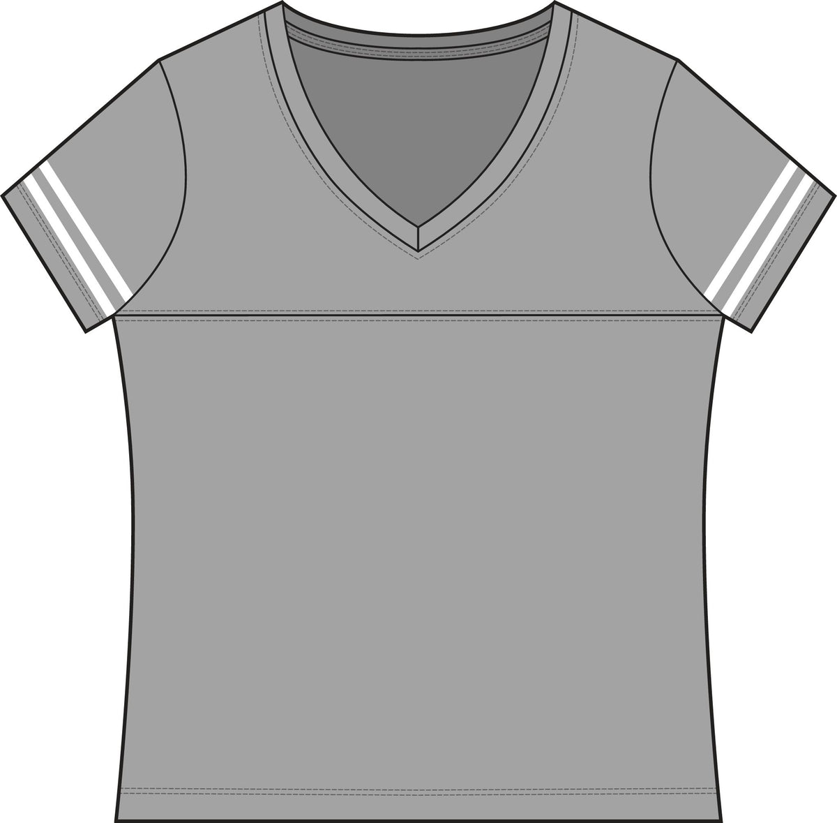 Big Deal Cannabis V-Neck Tee - Women's