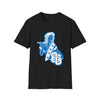 Sailor Babe Graphic T-Shirt — Blue Retro Pinup Tee