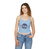 Spaghetti Tank Top - 'Frostrco' Mountain Logo Crop
