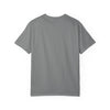 Emerald Twist T-Shirt — Retro Script Tee with Green Leaf Logo
