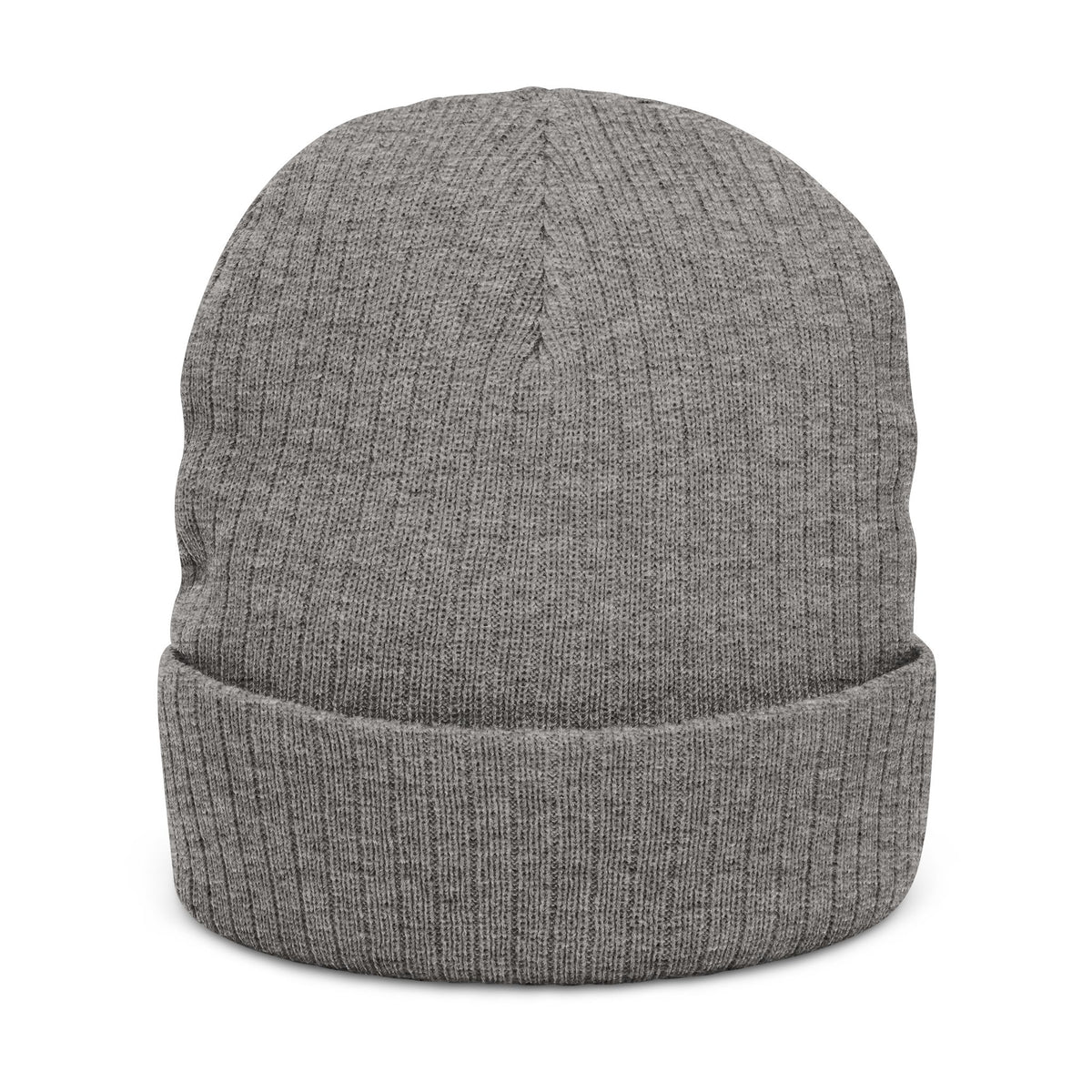 Embroidered 'Big Deal Cannabis' Ribbed Knit Beanie — Cozy Winter Cannabis Hat