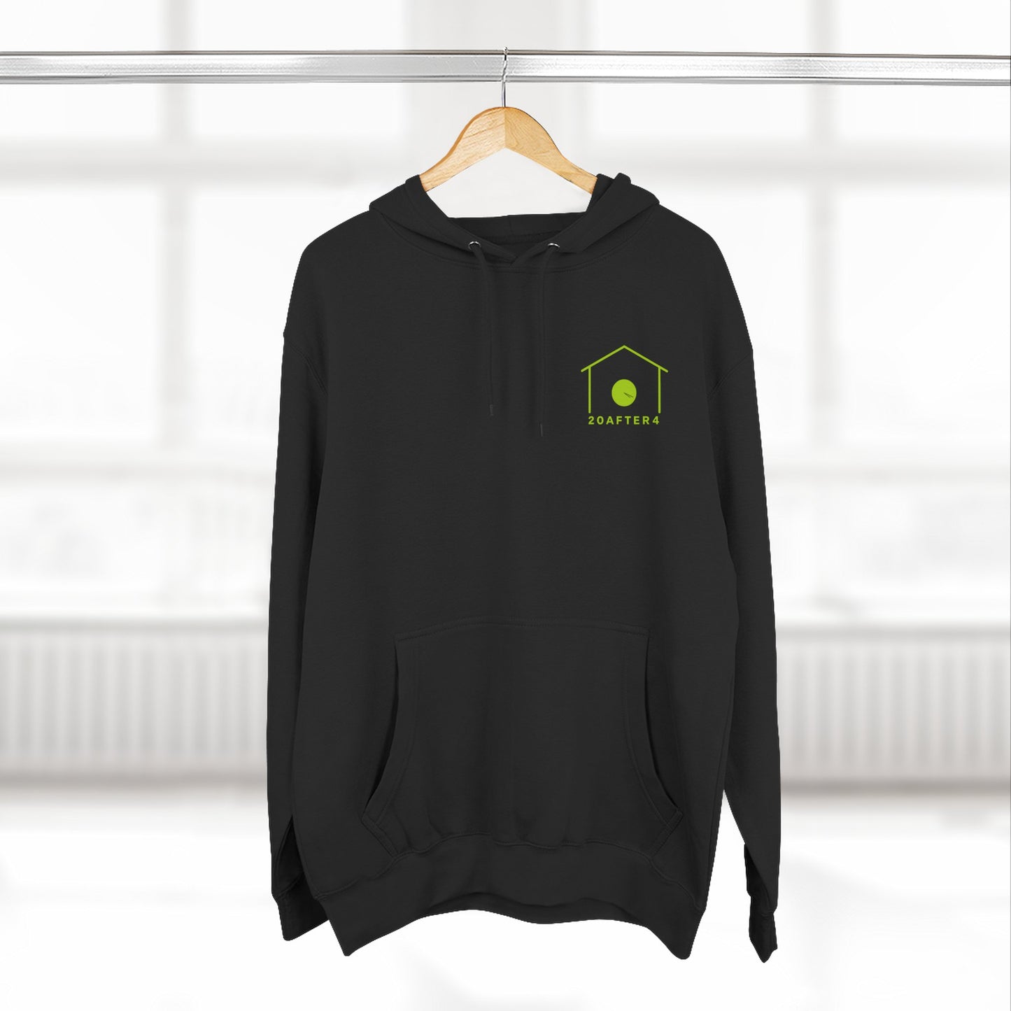 20AFTER4 Lime Logo Hoodie (Front & Back)