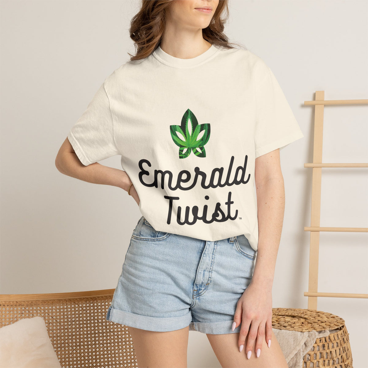 Emerald Twist T-Shirt “Harley”