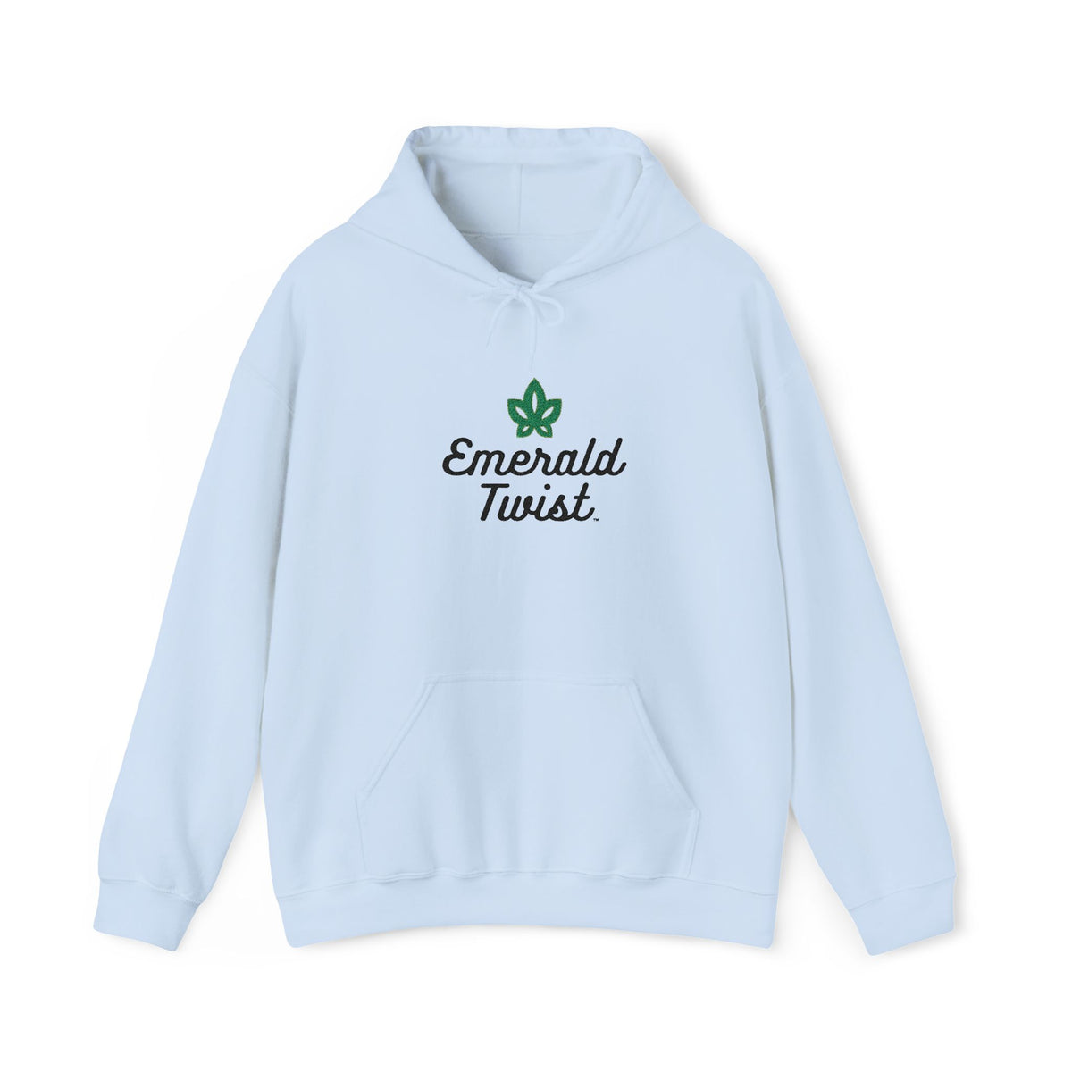 Emerald Twist Embroidered Hoodie