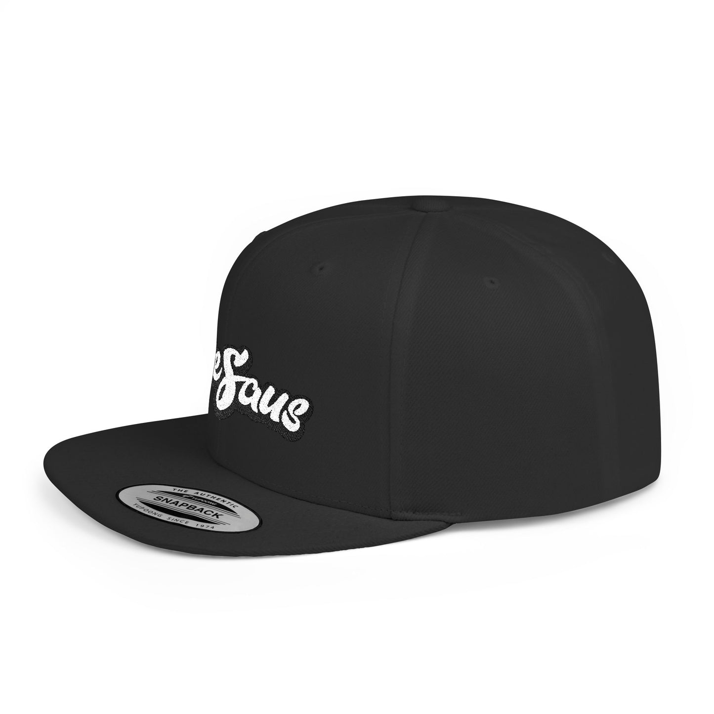 DeSaus  Embroidered Flat Bill Snapback Hat