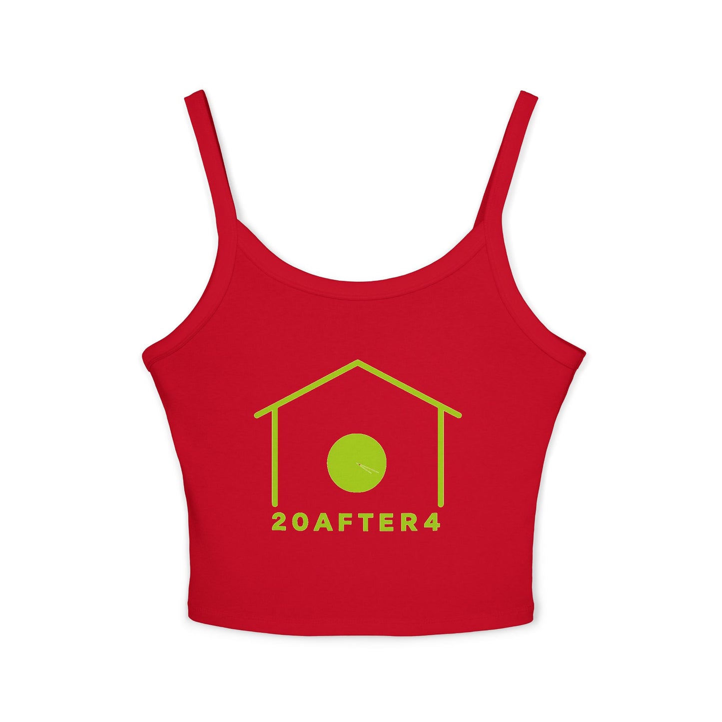 2OAfter4 Lime Spaghetti Tank