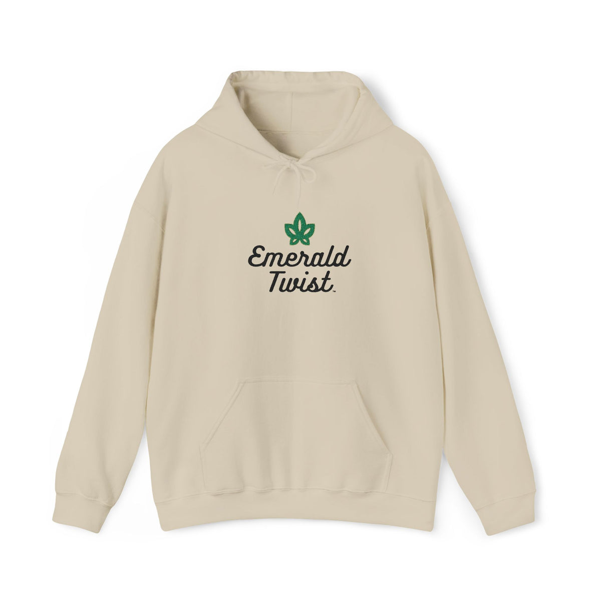 Emerald Twist Embroidered Hoodie
