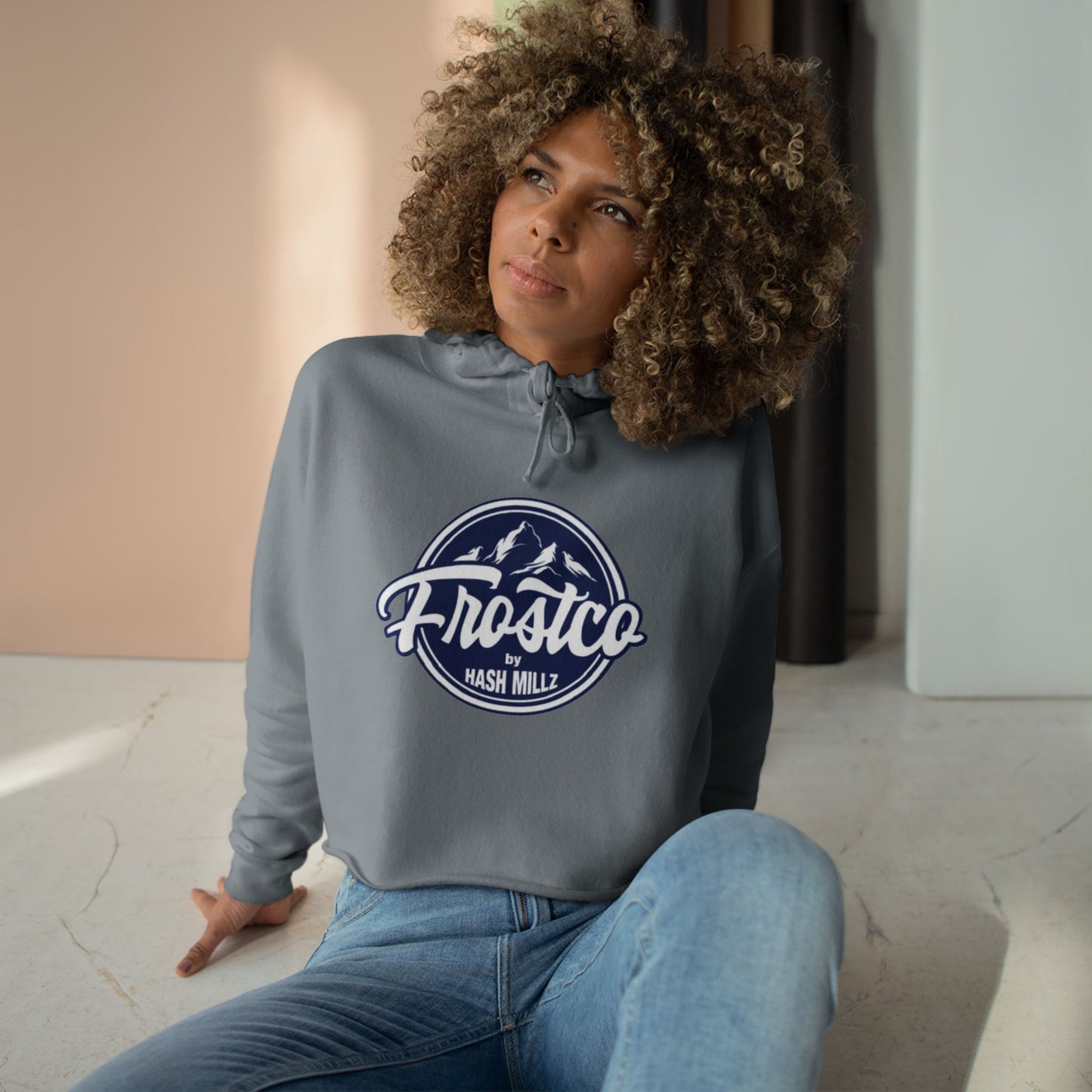 Frostco Crop Hoodie